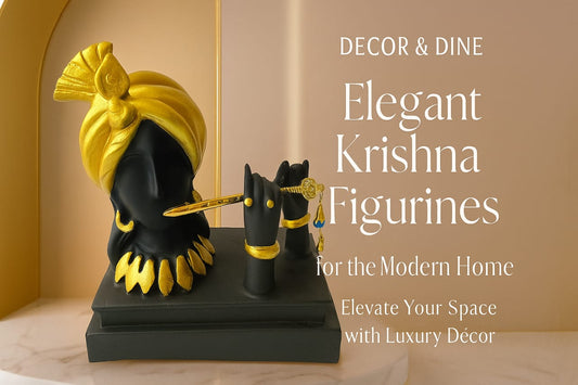 Elegant Krishna Figurines: A Fusion of Divinity and Design